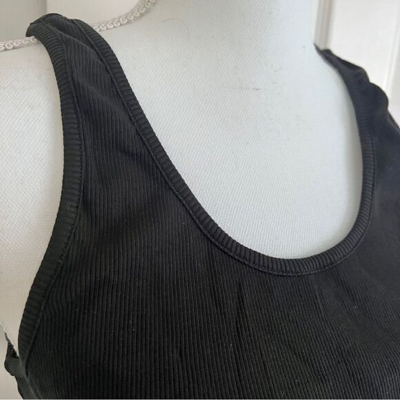 ATM Anthony Thomas Melillo Ribbed Boy Tank Top Cotton Black XL NWT MSRP $98 - Picture 5 of 8